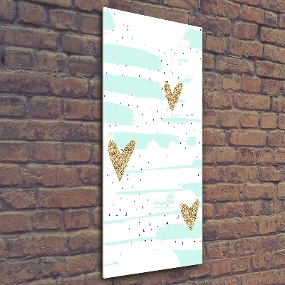 Staand foto plexiglas Harten en stippen