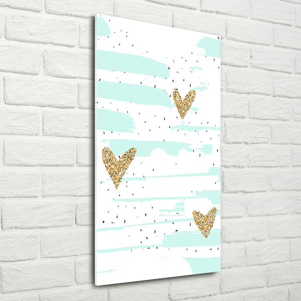 Staand foto plexiglas Harten en stippen