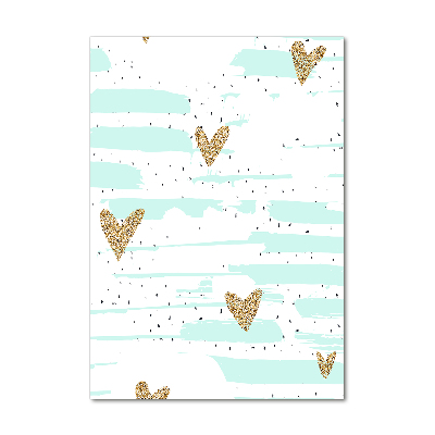 Staand foto plexiglas Harten en stippen