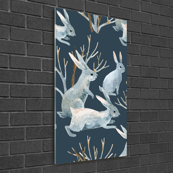 Staand foto op plexiglas Konijnen