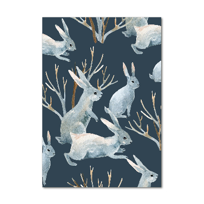 Obraz zdjęcie szkło akryl pionowy Króliki