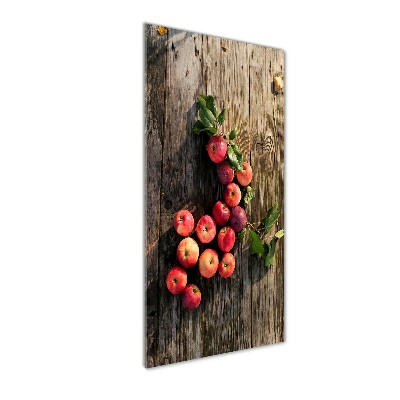 Staand foto plexiglas Appels op tafel