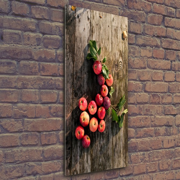 Staand foto plexiglas Appels op tafel