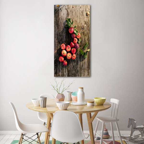 Staand foto plexiglas Appels op tafel