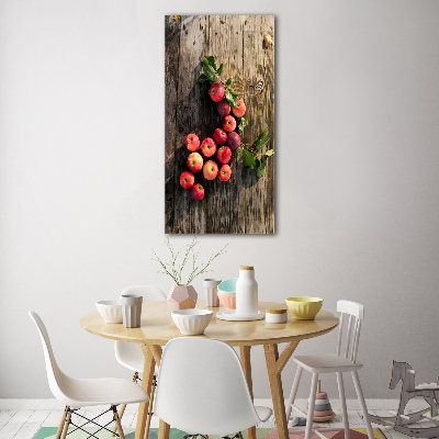 Staand foto plexiglas Appels op tafel