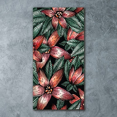 Staand foto plexiglas Tropische bloemen