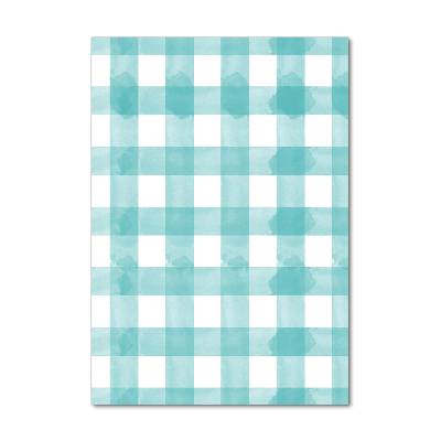 Foto obraz akryl pionowy Niebieska krata