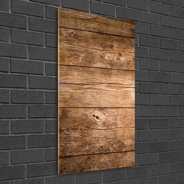 Staand foto op plexiglas Houten achtergrond