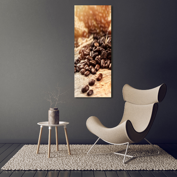 Staand foto in plexiglas Koffiebonen