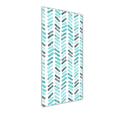 Staand foto plexiglas Blauwe visgraat