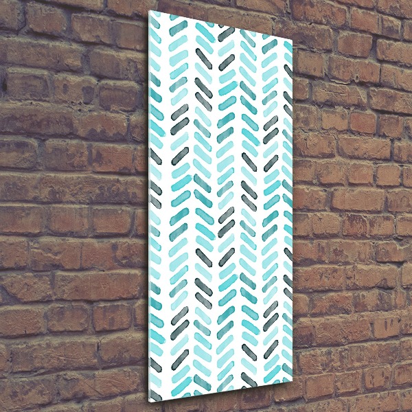 Staand foto plexiglas Blauwe visgraat