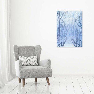 Staand foto plexiglas Bos in de winter