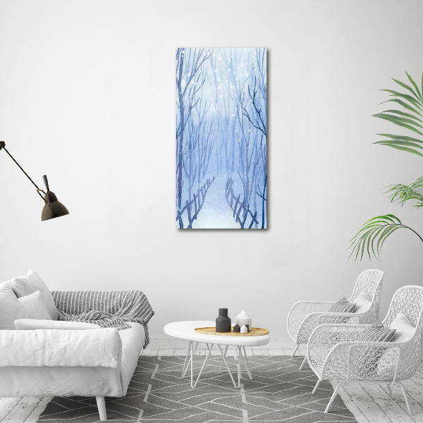 Staand foto plexiglas Bos in de winter