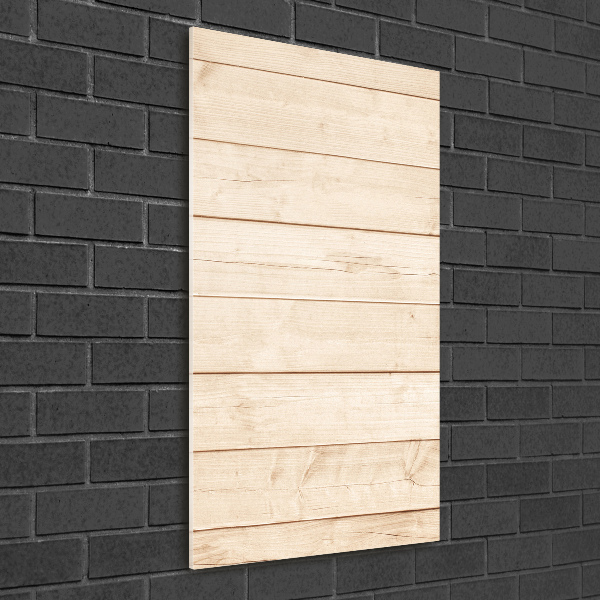 Staand foto in plexiglas Houten achtergrond