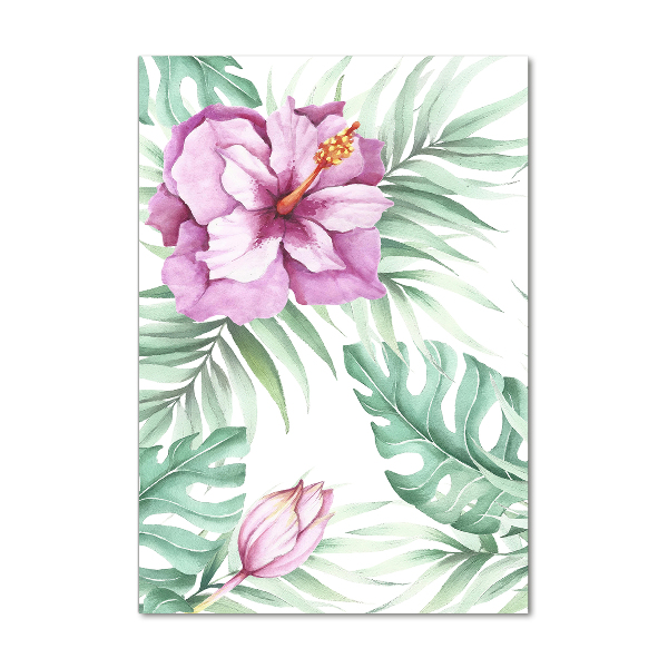 Staand foto plexiglas Hawaiiaans patroon