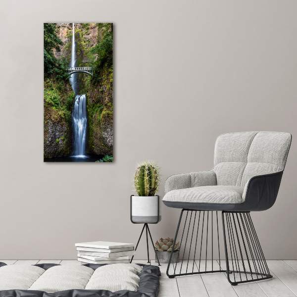 Staand foto in plexiglas Waterval