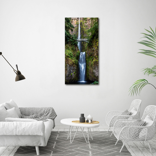 Staand foto in plexiglas Waterval