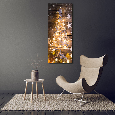 Staand foto in plexiglas Lichtgevende kerstboom
