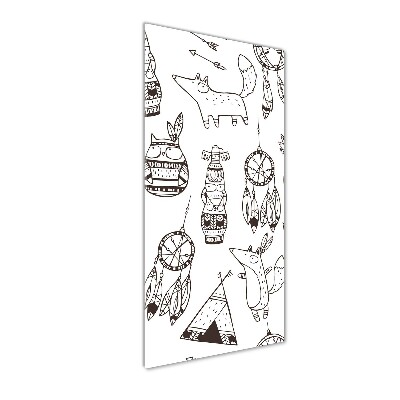 Staand plexiglas foto Indiase achtergrond