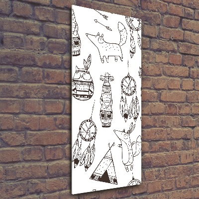 Staand plexiglas foto Indiase achtergrond