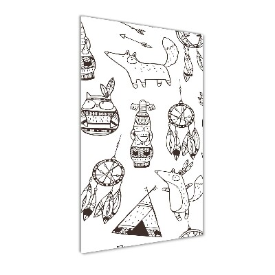 Staand plexiglas foto Indiase achtergrond