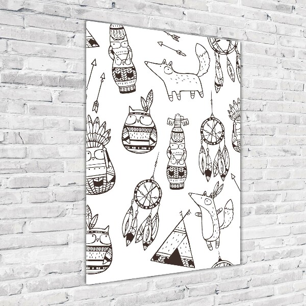 Staand plexiglas foto Indiase achtergrond