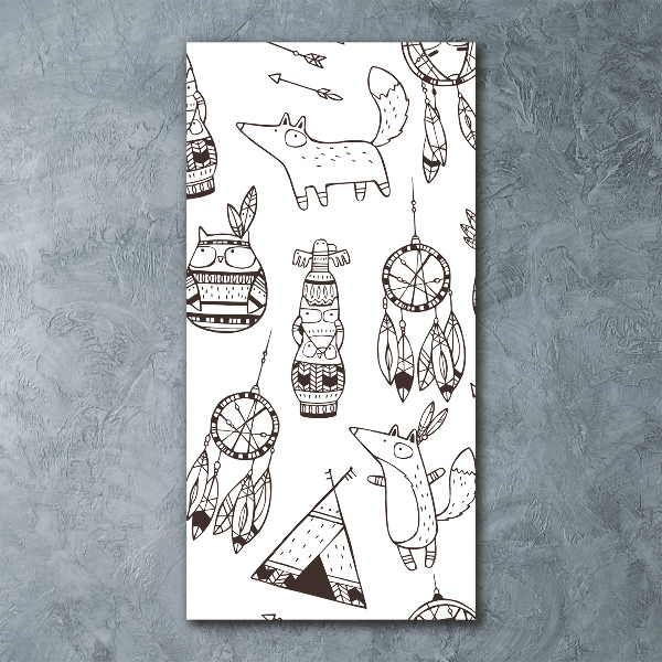 Staand plexiglas foto Indiase achtergrond