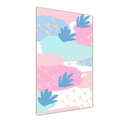 Obraz zdjęcie szkło akryl pionowy Kolorowe plamy