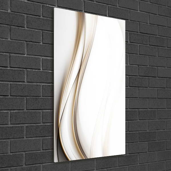 Staand plexiglas foto Abstracte golf