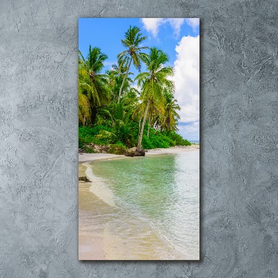 Staand plexiglas foto Tropisch strand