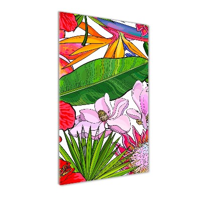 Staand foto plexiglas Hawaiiaans patroon