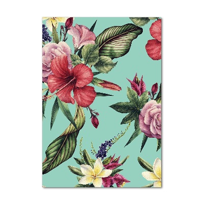 Staand foto op plexiglas Hawaiiaans patroon