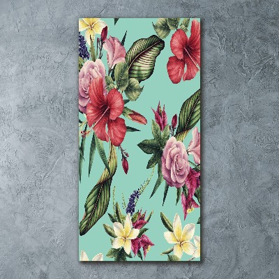 Staand foto op plexiglas Hawaiiaans patroon