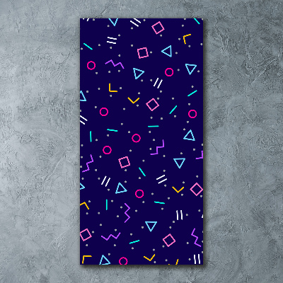 Staand foto in plexiglas Geometrische achtergrond