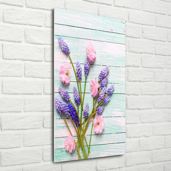 Staand plexiglas foto Druifhyacint