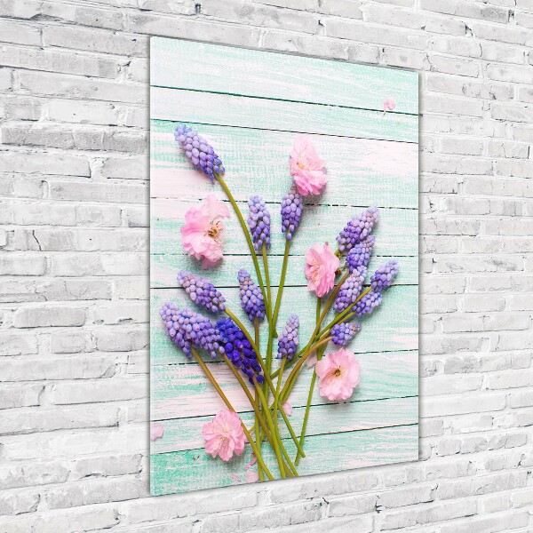 Staand plexiglas foto Druifhyacint