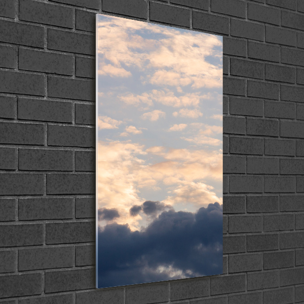 Staand foto in plexiglas Wolken aan de hemel