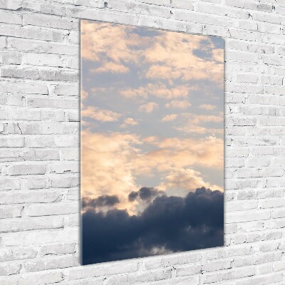 Staand foto in plexiglas Wolken aan de hemel