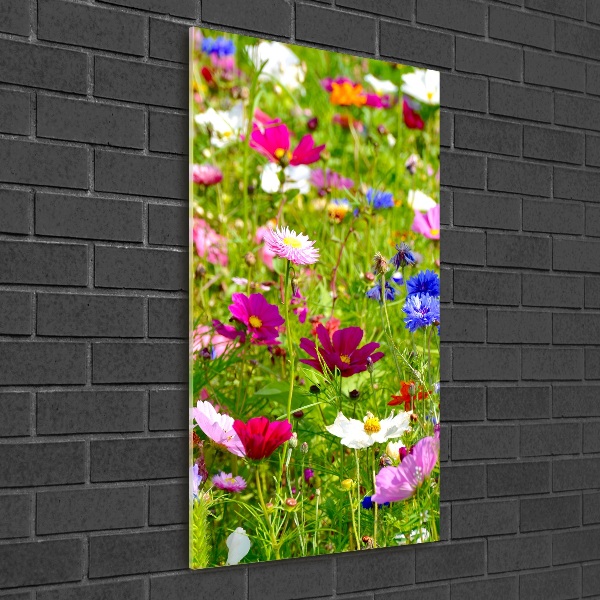 Staand foto in plexiglas Wilde bloemen