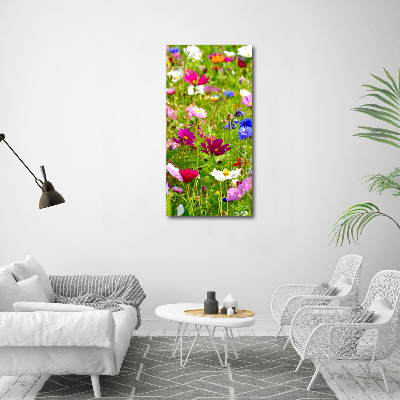 Staand foto in plexiglas Wilde bloemen