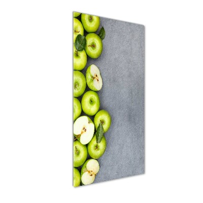 Staand foto plexiglas Groene appels