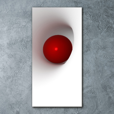 Obraz zdjęcie na ścianę akryl pionowy Abstrakcja kula