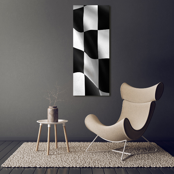 Staand foto in plexiglas Finishvlag