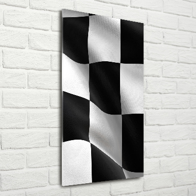 Staand foto in plexiglas Finishvlag