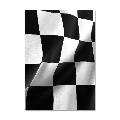 Staand foto in plexiglas Finishvlag