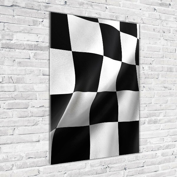 Staand foto in plexiglas Finishvlag