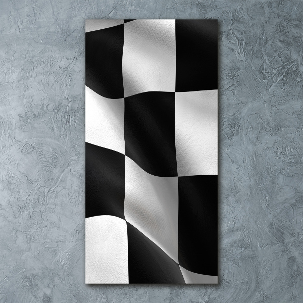 Staand foto in plexiglas Finishvlag