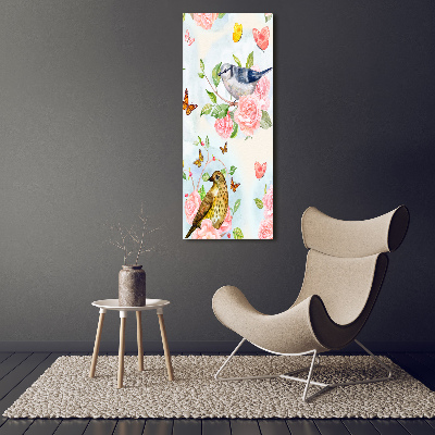 Staand foto op plexiglas Vogels, vlinders, bloemen