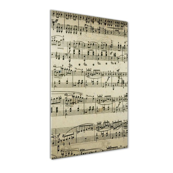 Staand foto op plexiglas Aantekeningen over een personeelslid