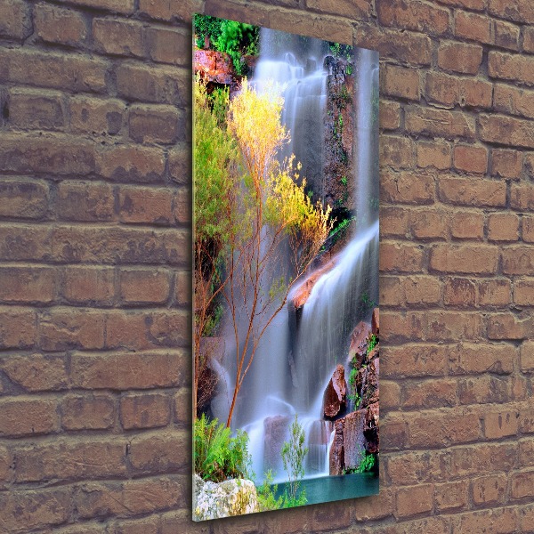 Staand foto in plexiglas Waterval